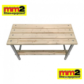 panca spogliatoio 100cm GATEPRO doghe naturali