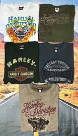 5 T-shirt  XXL Originali Harley Davidson Stupende