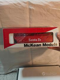 Kit Vagoni Santa Fe HO - McKean Models (Vintage)