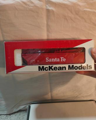 Kit Vagoni Santa Fe HO - McKean Models (Vintage)