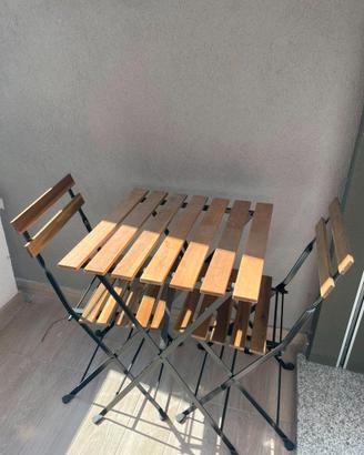 Set tavolo IKEA TÄRNÖ + 2 sedie  e 2 cuscini