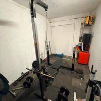 Palestra powertec Workbench Olympic e lat machine