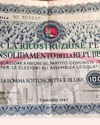 Finanziamento PCI anno 1947