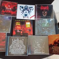 10 CD death black metal+3metal  nuovi