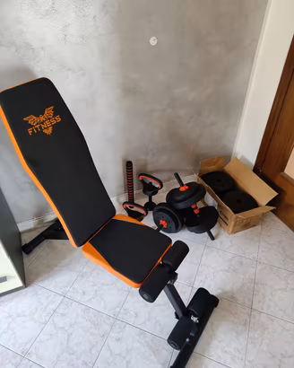 Panca Palestra Regolabile Pieghevole