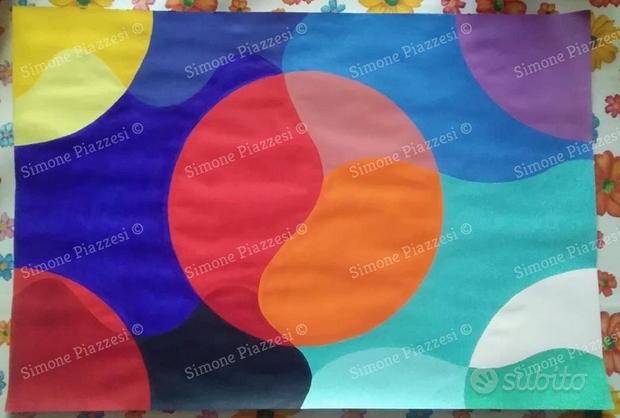 Quadro di Simone Piazzesi - MULTIVERSO INFLAZIONAR