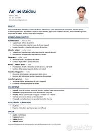 Ho diverse esperienze lavorative