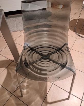 6 sedie cucina e 1 lampadario