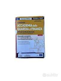 Manuale per accademia Guardia di finanza