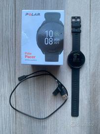 Polar Pacer Sportwatch GPS, Nero, S-L. COME NUOVO.