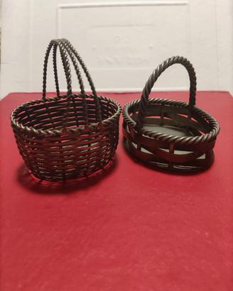 Cestini decorativi stile vintage