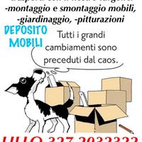 Trasporti, sgomberi,montaggio mobili, pitturazioni