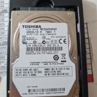 Hard disk Toshiba 500 GB 2,5" sata