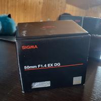 Sigma 50mm 1.4 DG per canon