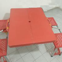 Tavolino pieghevole campeggio