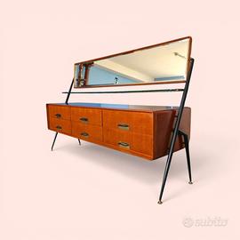 Cavatorta cassettone con specchiera anni 50