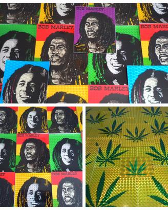 Adesivi prismatici Bob Marley Peter Tosh Jamaica
