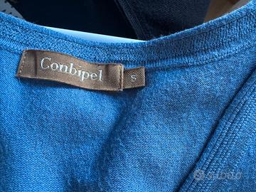maglione azzurro conbipel tg s