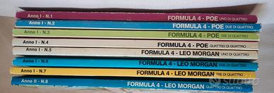 8 fumetti Formula 4 - Poe - Leo Morgan Completa