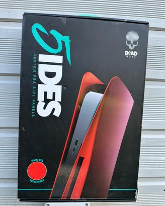 COVER LATERALE PS5 RED ROSSO COVER/GUSCIO