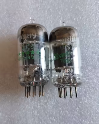 coppia valvole 6189 GE ecc82 made in Usa 