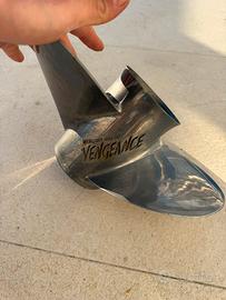 Elica mercury passo 18 acciaio inox vengance