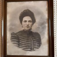 Quadro con foto autenticata fine ‘800