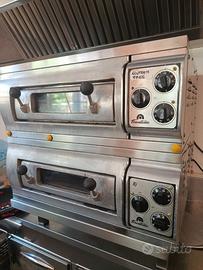 Forno doppio pizza elettrico