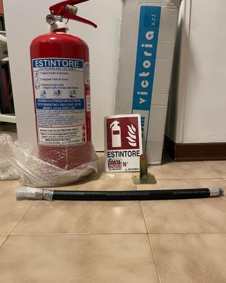 Estintore a Polvere Kg 6 Certificato
