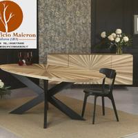 Tavolo In Legno Con Piano Legno cod0033