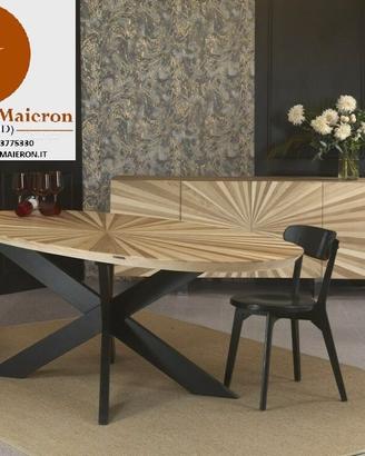 Tavolo In Legno Con Piano Legno cod0033