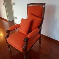 poltrona stile Luigi Filippo 