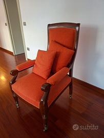 poltrona stile Luigi Filippo 