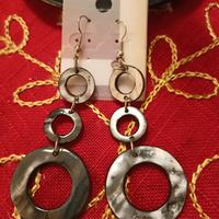 Orecchini a cerchi pendenti Klèo Bijoux