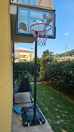 canestro con base trasportabile. allungabile 