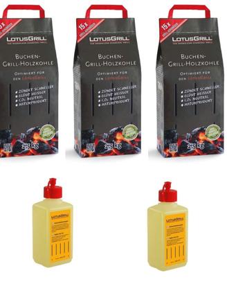 Carbone e Gel LotusGrill pacchetti promo