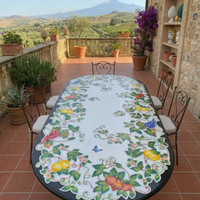 TAVOLO IN PIETRA LAVICA MIS. 200X100 CM. IN ITALIA