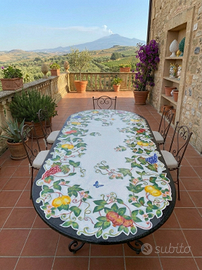 TAVOLO IN PIETRA LAVICA MIS. 200X100 CM. IN ITALIA