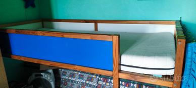 Letto reversibile IKEA KURA – Blu/Pino
