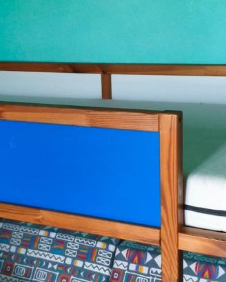 Letto reversibile IKEA KURA – Blu/Pino