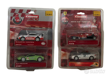 Carrera DIGITAL143 – Set 4 auto da corsa e Ferrari