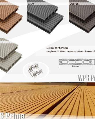 Listoni doghe wpc  pavimenti rigati effetto legno