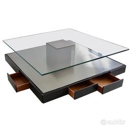 Tavolino da caffè design Marco Fantoni per Tecno