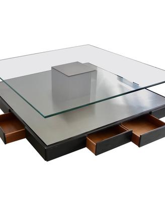 Tavolino da caffè design Marco Fantoni per Tecno