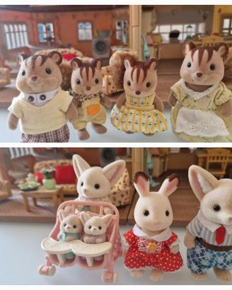 Sylvanian family casa completa e personaggi