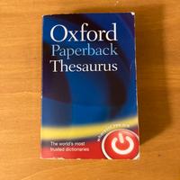 Oxford Thesaurus - Dizionario sinonimi inglese
