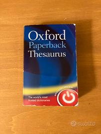 Oxford Thesaurus - Dizionario sinonimi inglese