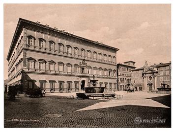 RARA Stampa Epoca ROMA - Palazzo Farnese