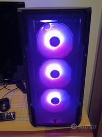 Pc da Gaming AMD Ryzen 7 2700 e 24 Gb di Ram