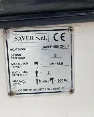 Barca Saver 690 open
